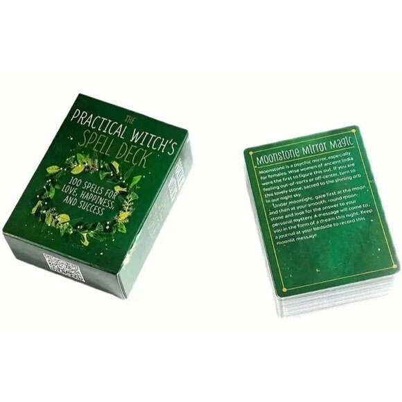 The Practical Witch's Spell Deck 100 Spells for Love, Happiness & Success - Picture 3 of 4